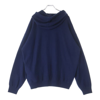 Versace Medusa Logo Pile Jacquard Cashmere Blend Wool Knit Pullover Parka