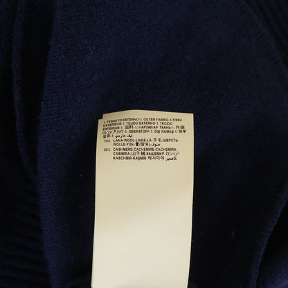 Versace Medusa Logo Pile Jacquard Cashmere Blend Wool Knit Pullover Parka