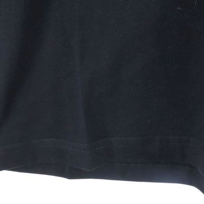 Balenciaga Cotton Front Logo Print Crew Neck Short Sleeve T-shirt Cut And Sewn