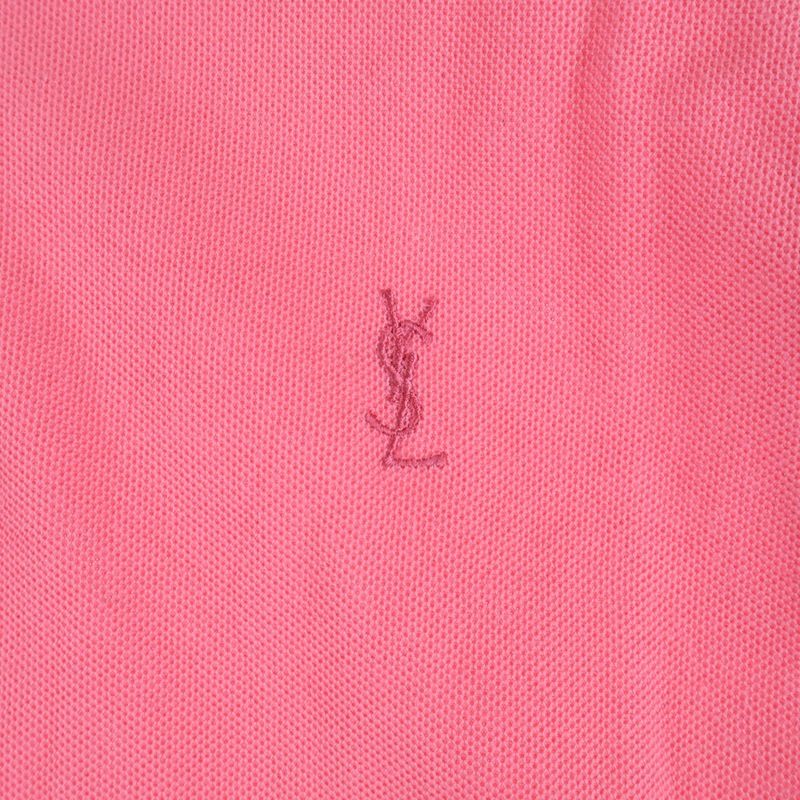 YVES Saint Laurent (yves Saint Laurent) Front Logo Embroidery Cotton Short