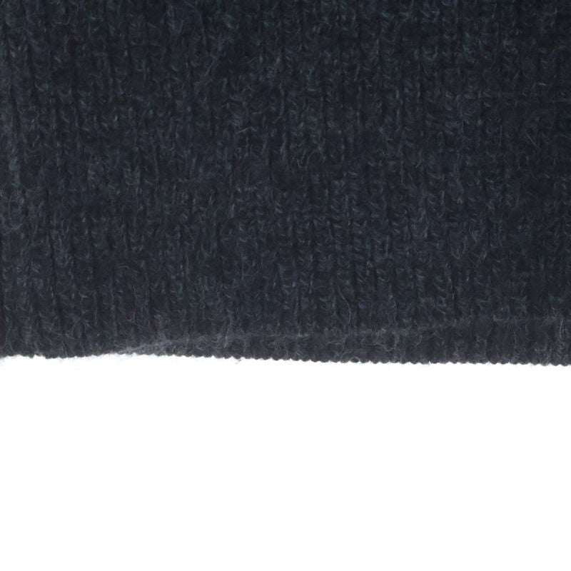 Chanel 03AW Denim Knit Docking Skirt Black P21735w03184 Women's