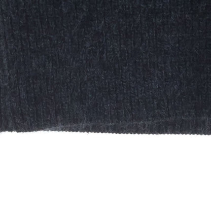 Chanel 03AW Denim Knit Docking Skirt Black P21735w03184 Women's