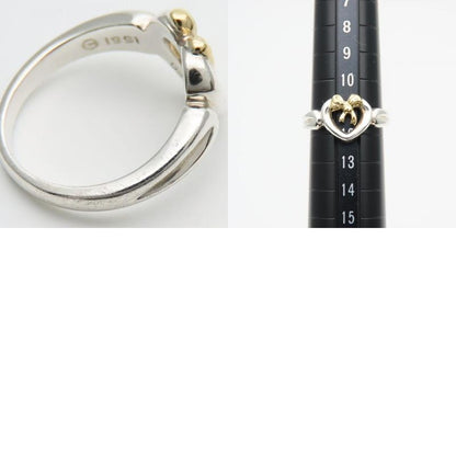 Tiffany & Co Ring ・ring Heart Ribbon Silver 925 18K Yellow Gold Approx 3.8g