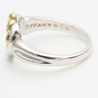 Tiffany & Co Ring ・ring Heart Ribbon Silver 925 18K Yellow Gold Approx 3.8g