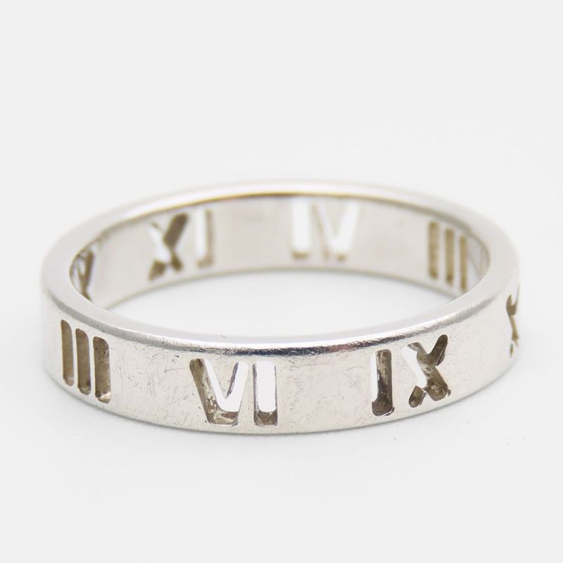 Tiffany & Co Ring ・ring Atlas Open Silver 925 Approx 1.9g Silver Accessories
