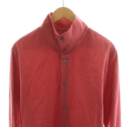Hermes Shirt Long Sleeve Cotton Cashmere Blend 15 3 4 40 Red AN21