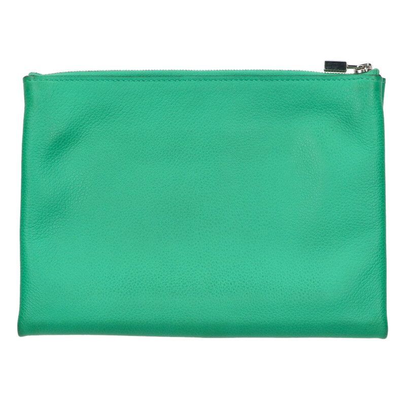 Hermes Atou PM Y Engraved Svhardware Evercolor Pouch Men's PM