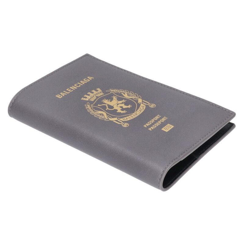 Balenciaga 787742 Leather Passport Case Men's
