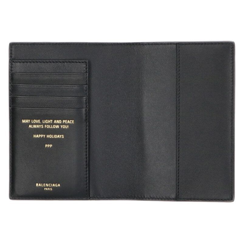 Balenciaga 787742 Leather Passport Case Men's