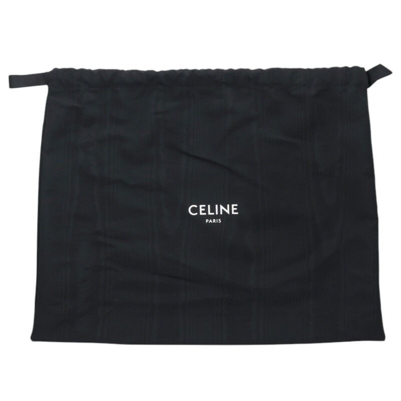 Celine Small Cabas Tice Logo Canvas Shoulder Bag Women's