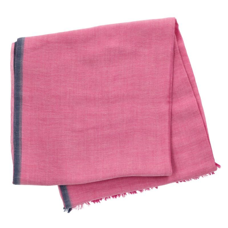 Hermes Cotton Fringe Shawl Women's