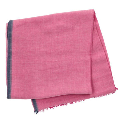 Hermes Cotton Fringe Shawl Women's