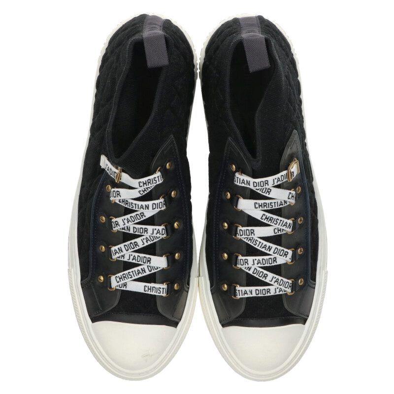 Christian Dior Walk`n DIOR High Cut Cannage Sneakers Women's 42
