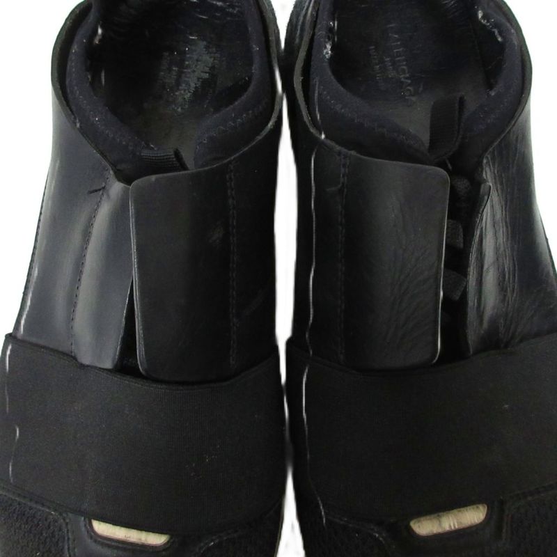 Balenciaga Lace Runner Low Cut Sneakers Shoes Black 43 28.5cm (11.22in) Ibo88