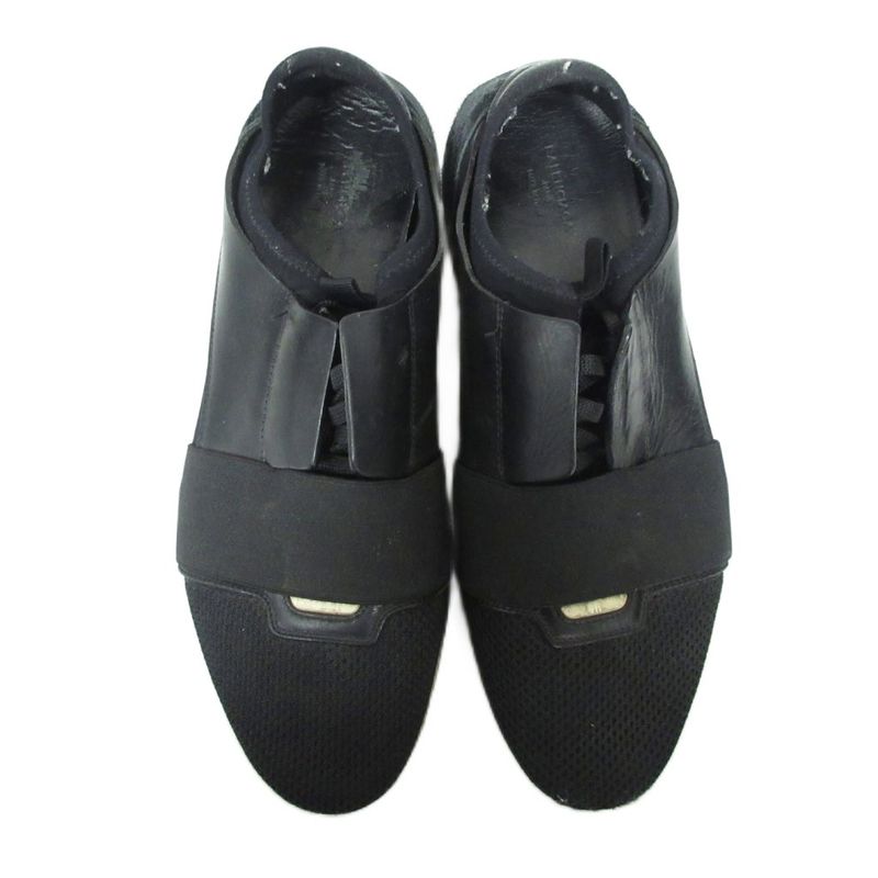 Balenciaga Lace Runner Low Cut Sneakers Shoes Black 43 28.5cm (11.22in) Ibo88