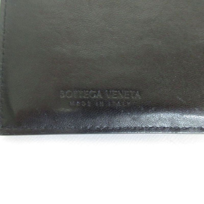 Bottega Veneta 22 Years Cassette Card Case Coin Case Calf Leather Genuine