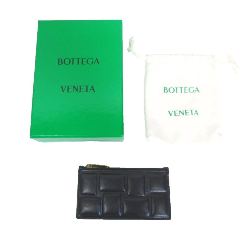 Bottega Veneta 22 Years Cassette Card Case Coin Case Calf Leather Genuine