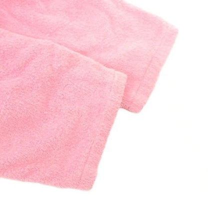 Christian DIOR Bathrobe Gown Back Logo Room Wear M Pink A1227