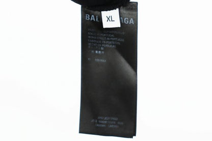 Balenciaga 21SS Oversized Double Layer Tee Embroidered Oversized Layered Short