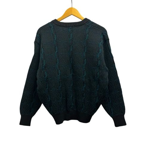 Yves Saint Laurent YVES Saint Laurent Knit Sweater Long Sleeve V Neck All Over