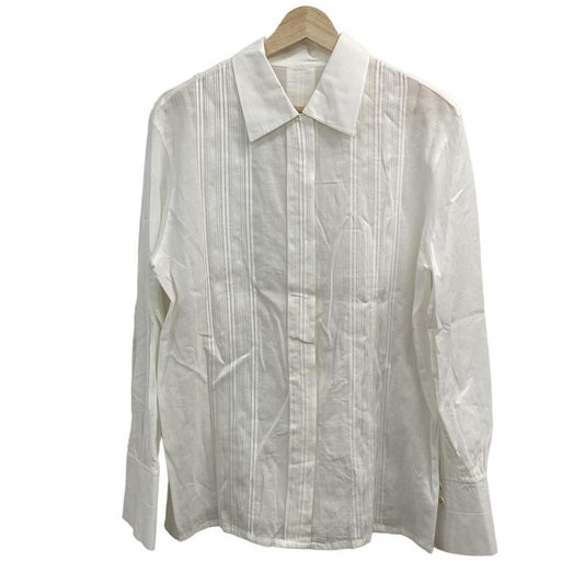 DIOR Christian Dior Long Sleeve Shirt Blouse Size L Women's - White