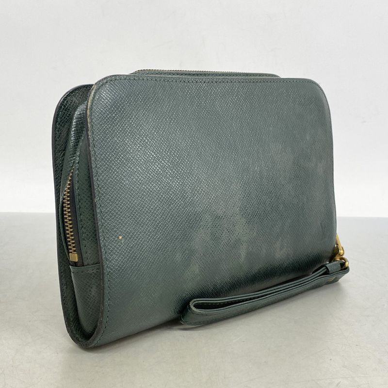 Louis Vuitton Clutch Bag Taiga Baikal M30184 Epi Sea Men's