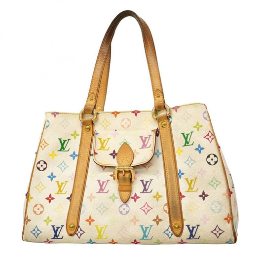Louis Vuitton Tote Bag Monogram Multicolor Aurelia MM M40094 Bronze Ladies