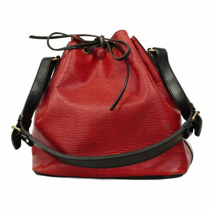 Louis Vuitton Shoulder Bag Epi Bicolor Petit Noe M44172 Castilian Red Noir
