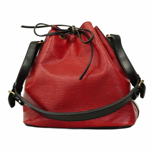 Louis Vuitton Shoulder Bag Epi Bicolor Petit Noe M44172 Castilian Red Noir