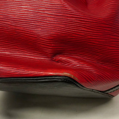 Louis Vuitton Shoulder Bag Epi Bicolor Petit Noe M44172 Castilian Red Noir