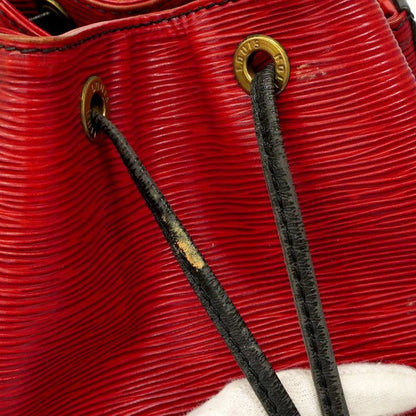 Louis Vuitton Shoulder Bag Epi Bicolor Petit Noe M44172 Castilian Red Noir