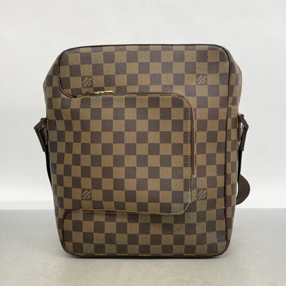 Louis Vuitton Shoulder Bag Damier Olaf GM N41440 Ebene Men's