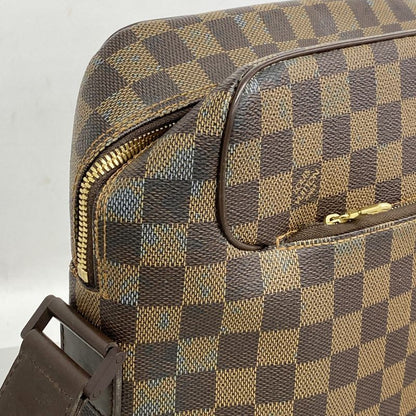 Louis Vuitton Shoulder Bag Damier Olaf GM N41440 Ebene Men's