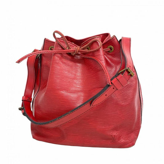 Louis Vuitton Shoulder Bag Epi Petit Noe M44107 Castilian Red Ladies