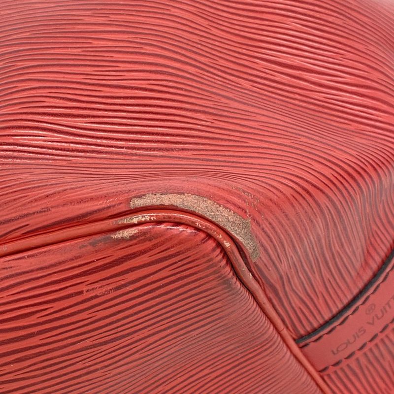 Louis Vuitton Shoulder Bag Epi Petit Noe M44107 Castilian Red Ladies