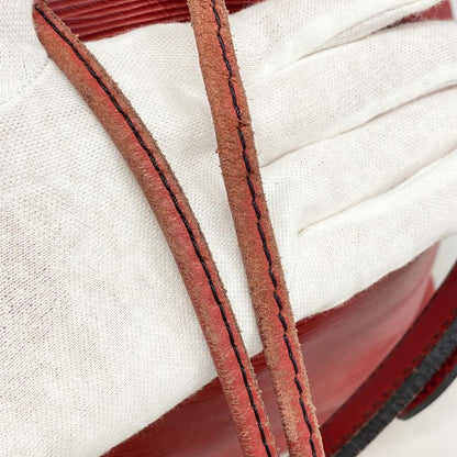 Louis Vuitton Shoulder Bag Epi Petit Noe M44107 Castilian Red Ladies