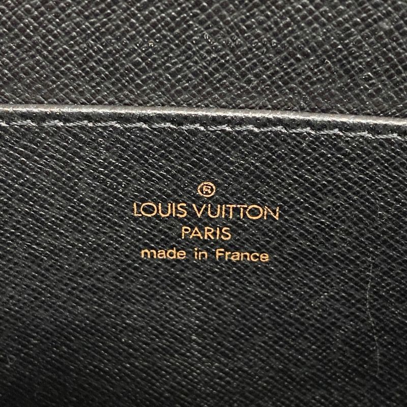 Louis Vuitton Clutch Bag Epi Pochette Homme M52522 Noir Black Men's