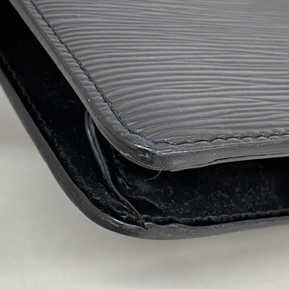 Louis Vuitton Clutch Bag Epi Pochette Homme M52522 Noir Black Men's