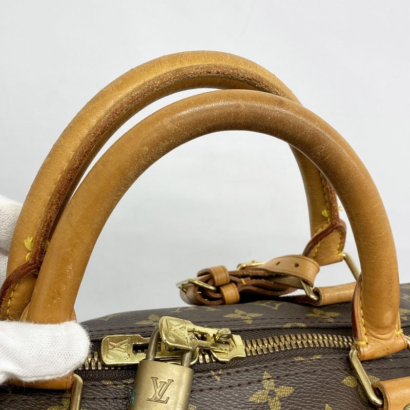 Louis Vuitton Boston Bag Monogram Keepall 60 M41422 Brown Men Women Unisex