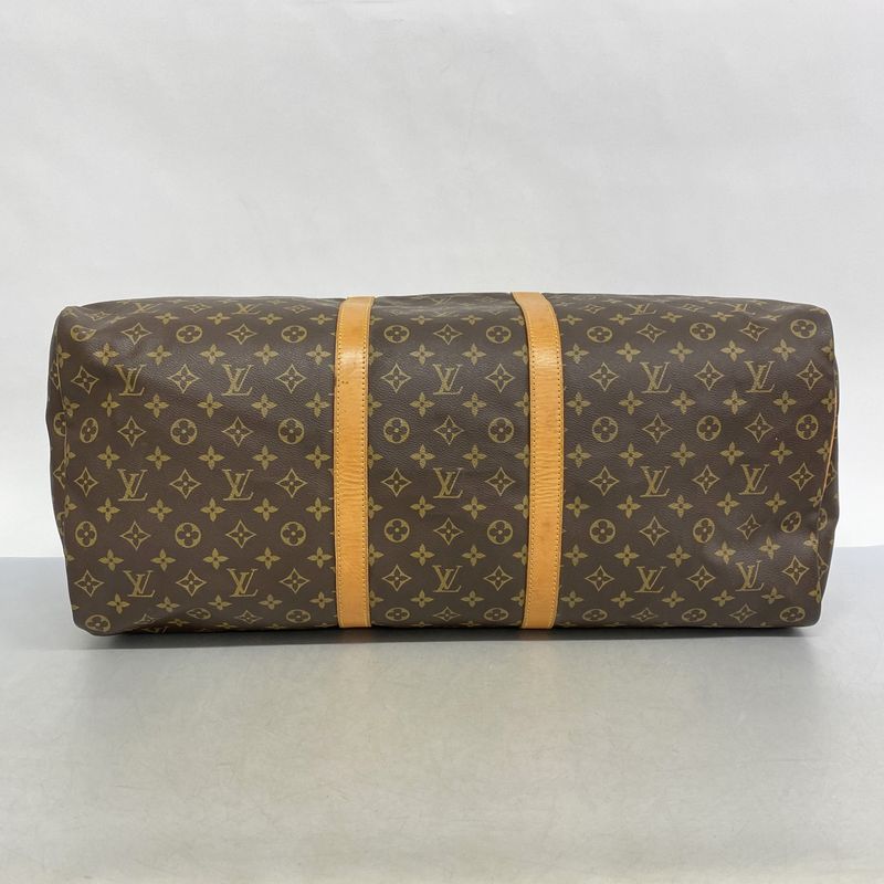 Louis Vuitton Boston Bag Monogram Keepall 60 M41422 Brown Men Women Unisex