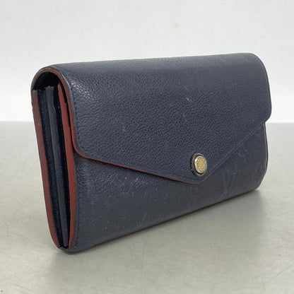 Louis Vuitton Long Wallet Monogram - Empreinte Portefeuille Sarah M62125 Marine