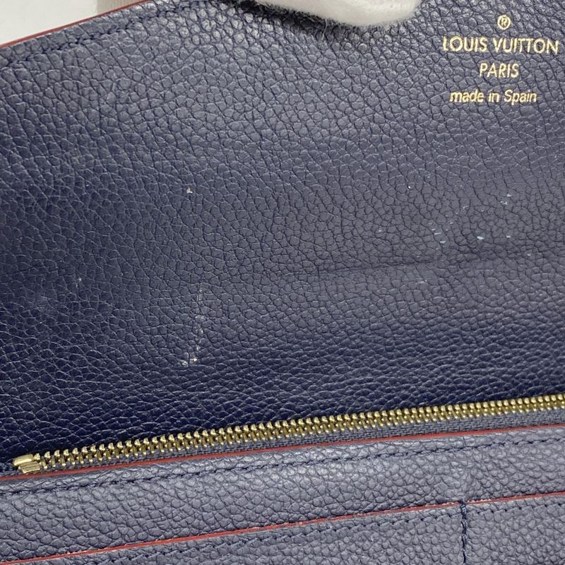 Louis Vuitton Long Wallet Monogram - Empreinte Portefeuille Sarah M62125 Marine