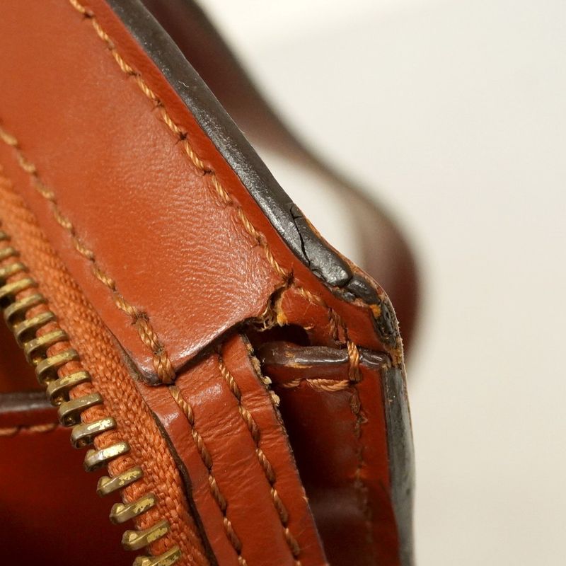 Louis Vuitton Shoulder Bag Epi Saint-jacques Shopping M52263 Kenya Brown Ladies