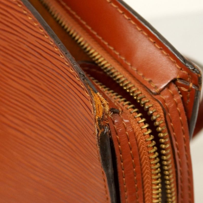 Louis Vuitton Shoulder Bag Epi Saint-jacques Shopping M52263 Kenya Brown Ladies