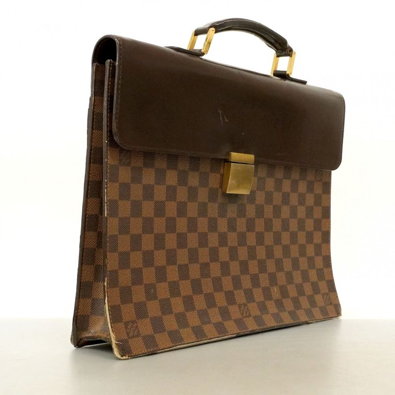 Louis Vuitton Business Bag Damier Altona PM N53315 Ebene Men's