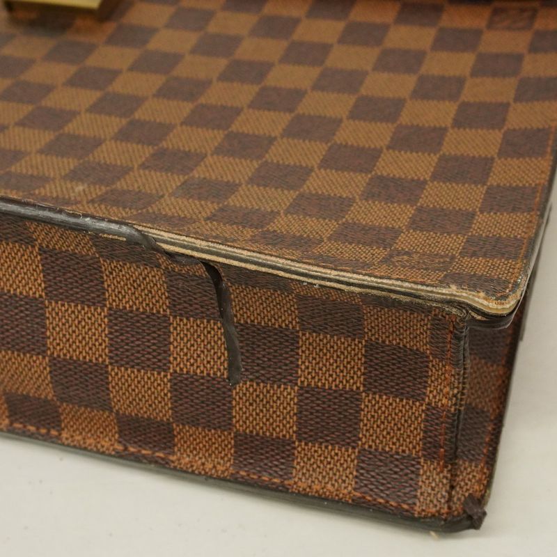 Louis Vuitton Business Bag Damier Altona PM N53315 Ebene Men's