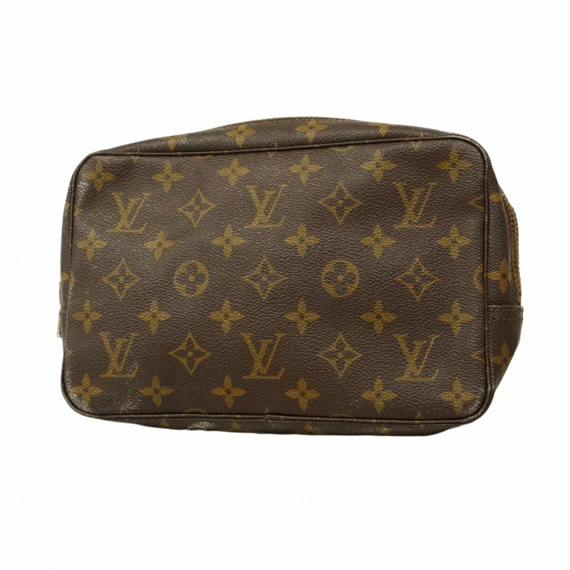 Louis Vuitton Pouch Monogram Trousse Toilette 23 M47524 Brown Ladies