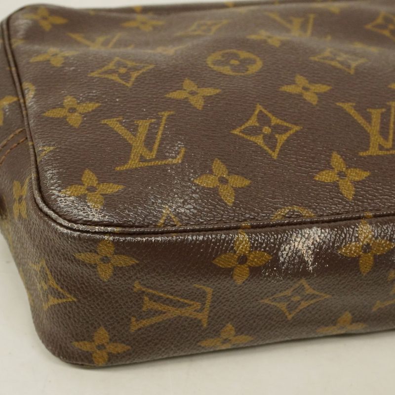 Louis Vuitton Pouch Monogram Trousse Toilette 23 M47524 Brown Ladies