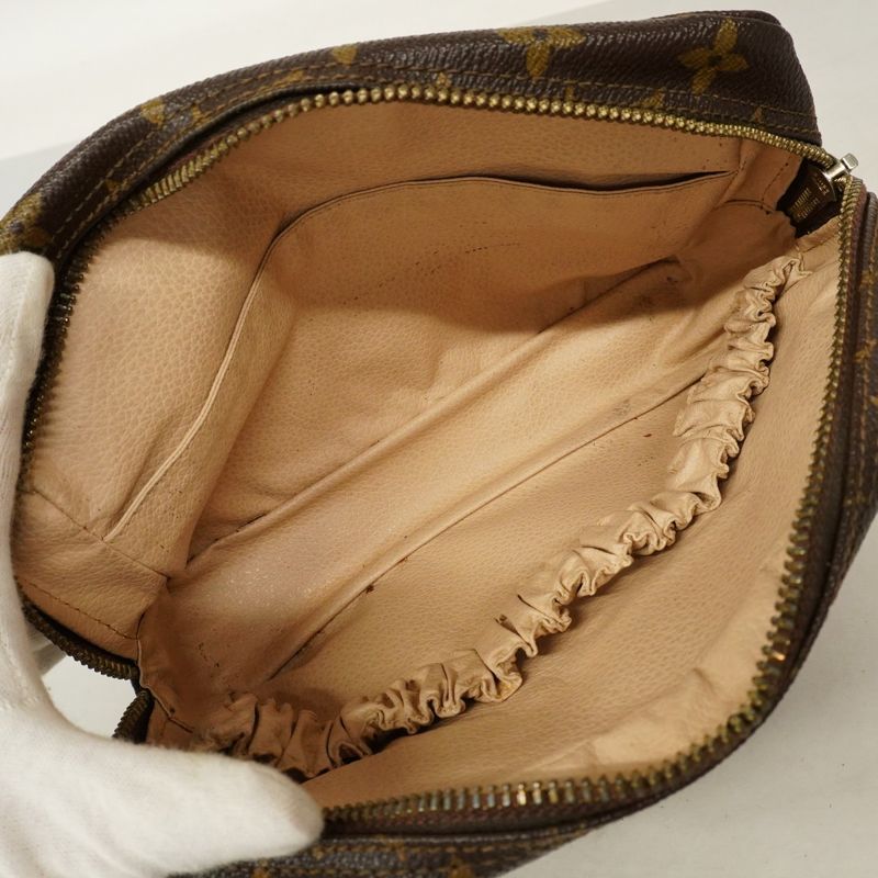 Louis Vuitton Pouch Monogram Trousse Toilette 23 M47524 Brown Ladies