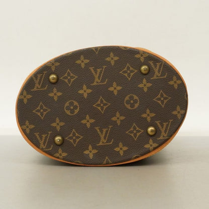 Louis Vuitton Tote Bag Monogram Bucket PM M42238 Brown Ladies